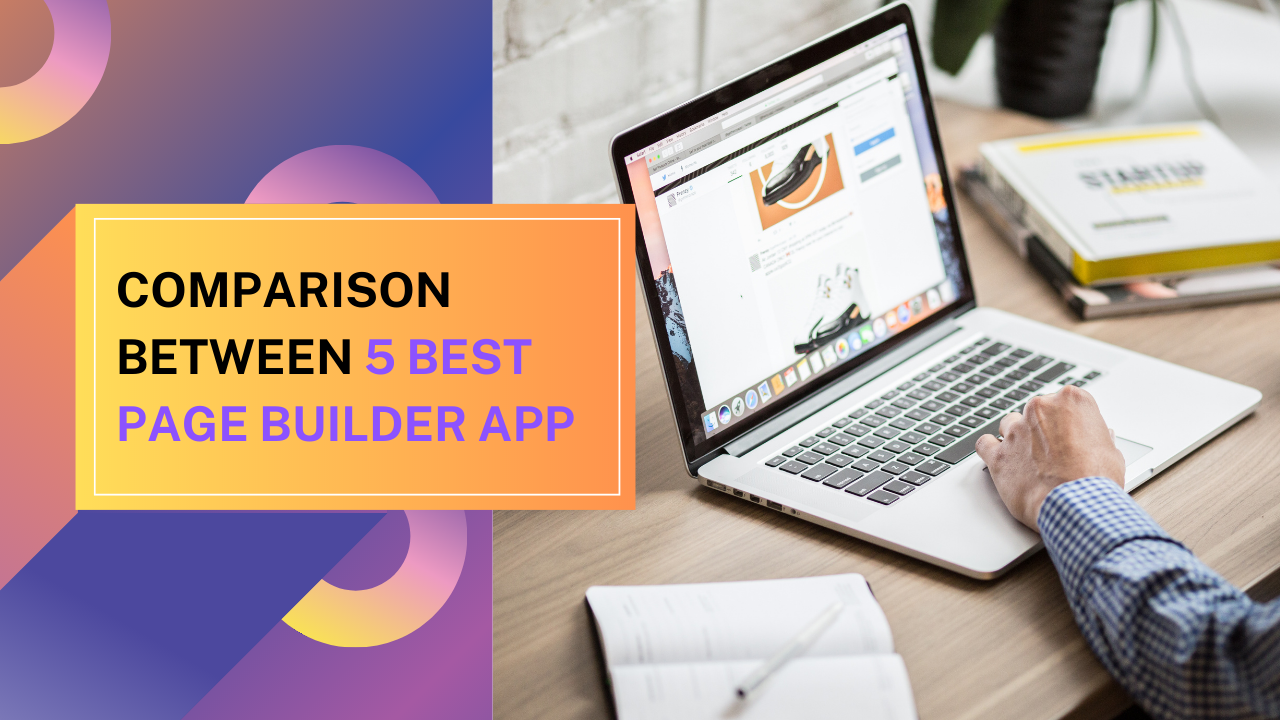 Comparison between 5 best page builder app