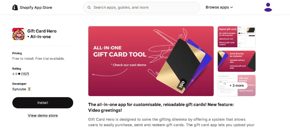 Shopify Gift Card Apps