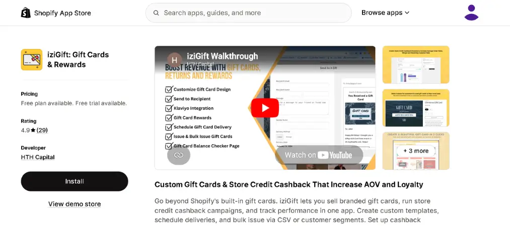 Shopify Gift Card Apps