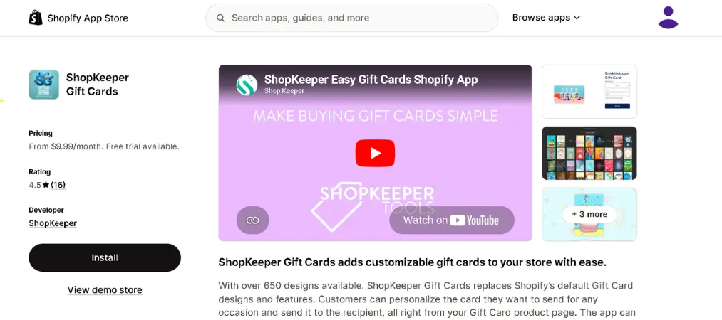 Shopify Gift Card Apps