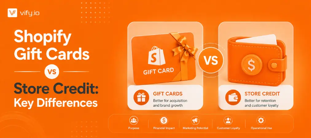 Shopify Gift Cards vs Store Credit: Key Differences