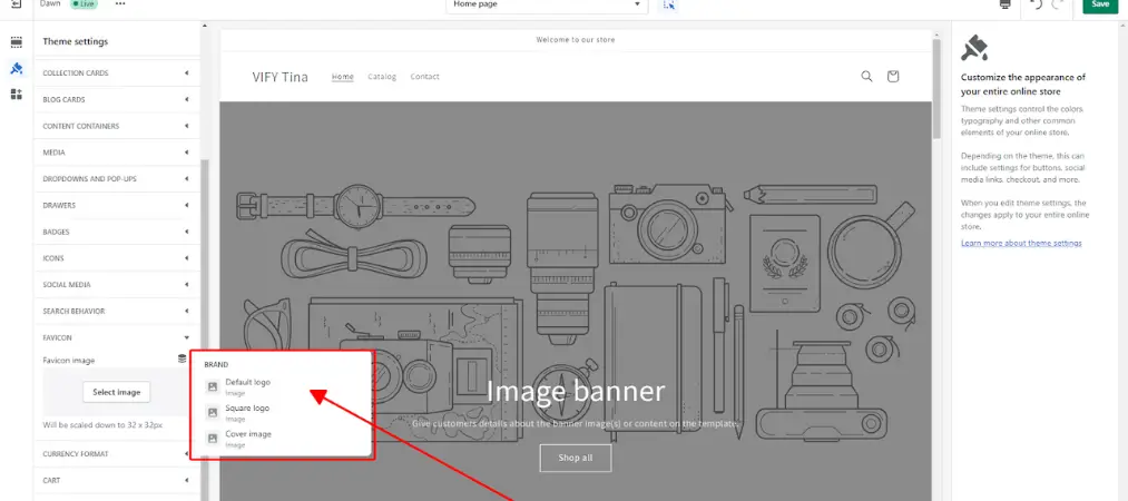 Shopify favicon