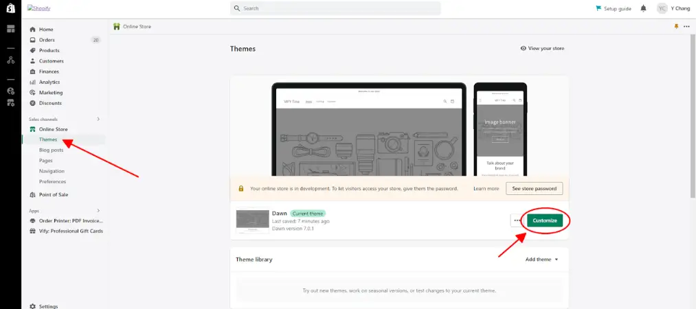 Shopify favicon