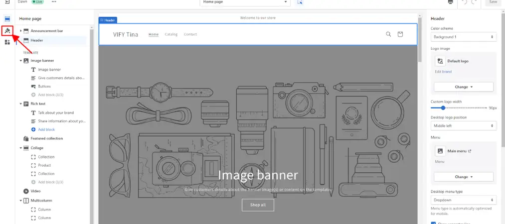 Shopify favicon