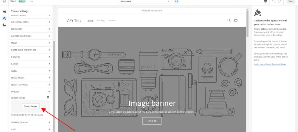 Shopify favicon