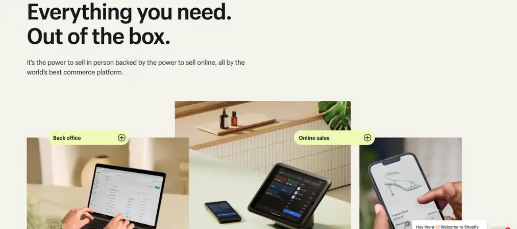 Shopify features