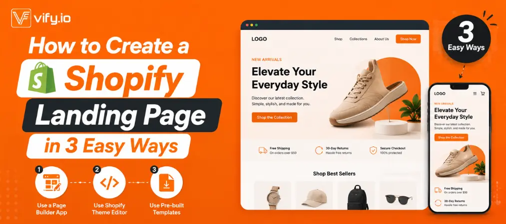 How to Create a Shopify Landing Page in 3 Easy Ways