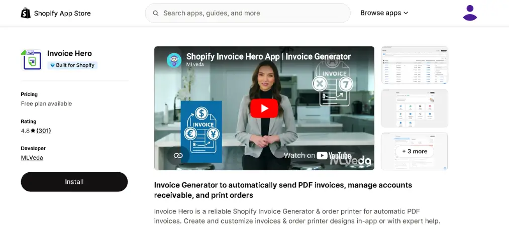 Best Shopify Invoice Apps