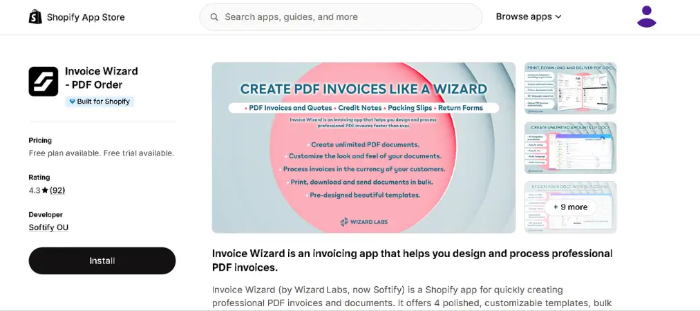 Best Shopify Invoice Apps