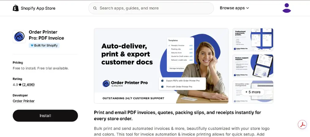 6 Best Shopify Invoice Generator Apps