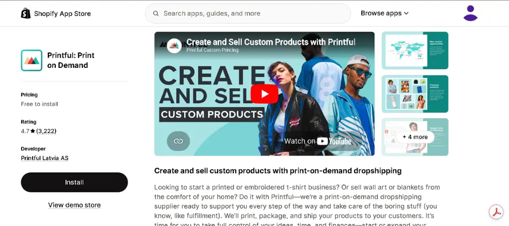 Top 10 Best Dropshipping Apps for Shopify Stores 18 Printful: Print on Demand