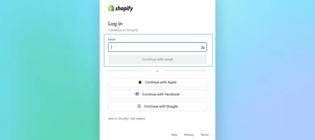 Shopify Sign In Guide