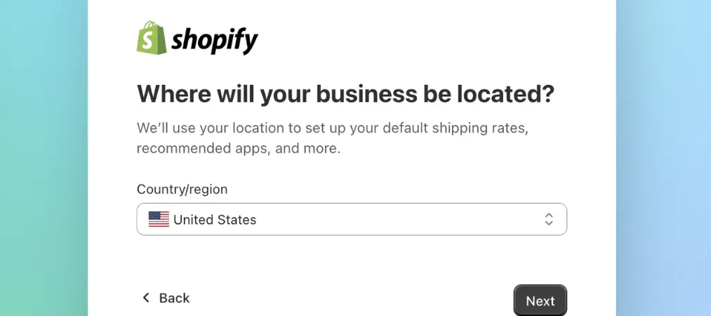 Setting Up Your Shopify Account