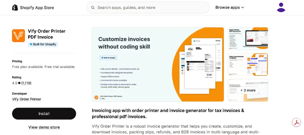 6 Best Shopify Invoice Generator Apps