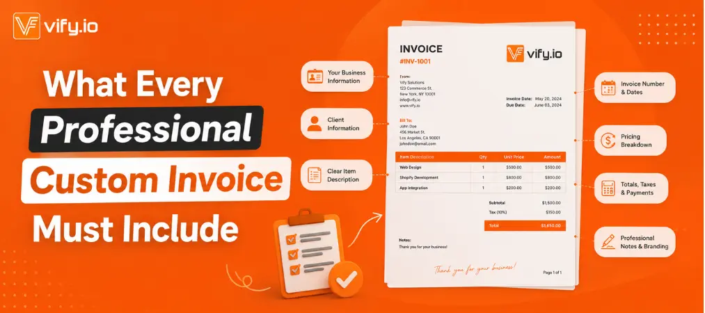 What Every Professional Custom Invoice Must Include