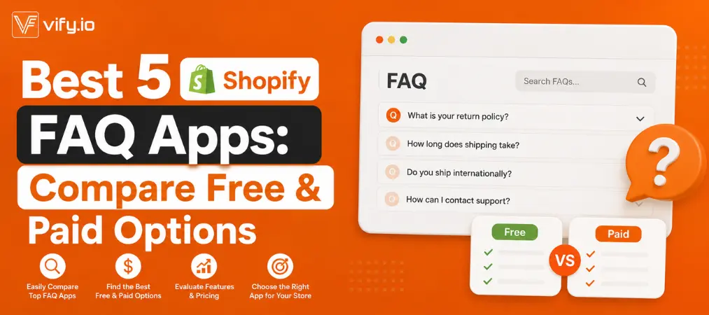 Best 5 Shopify FAQ Apps: Compare Free & Paid Options