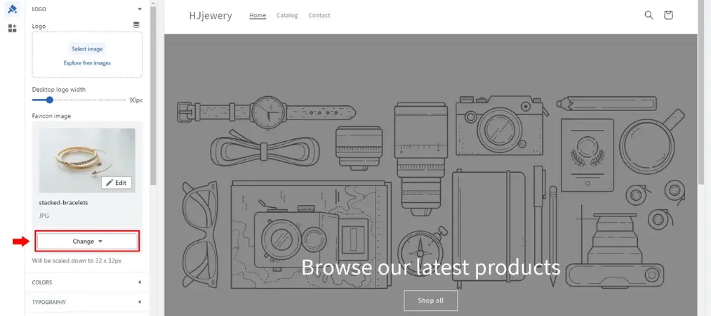 How to Change the Shopify Favicon in 7 Steps 6 How to Change the Shopify Favicon