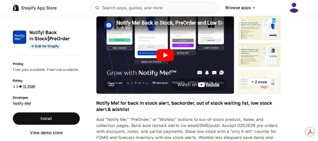 6 Best Back in Stock Shopify Apps to Recover Sales 14 The Best Back in Stock Shopify Apps to Install